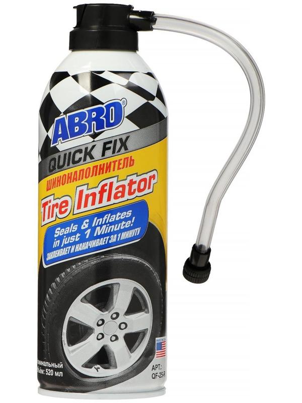 Шинонаполнитель антипрокол ABRO QF-25, 520 мл/340 г