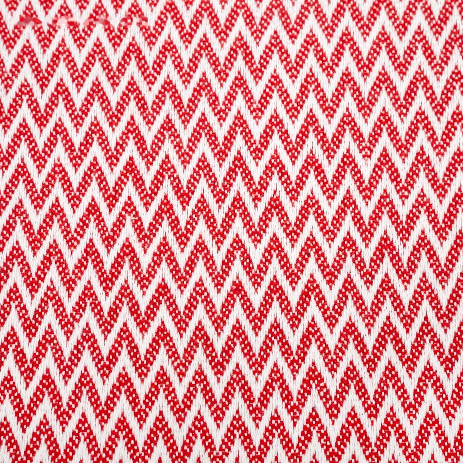 Плед Валенсия 140х200 см, Антонио, цвет белый/красный