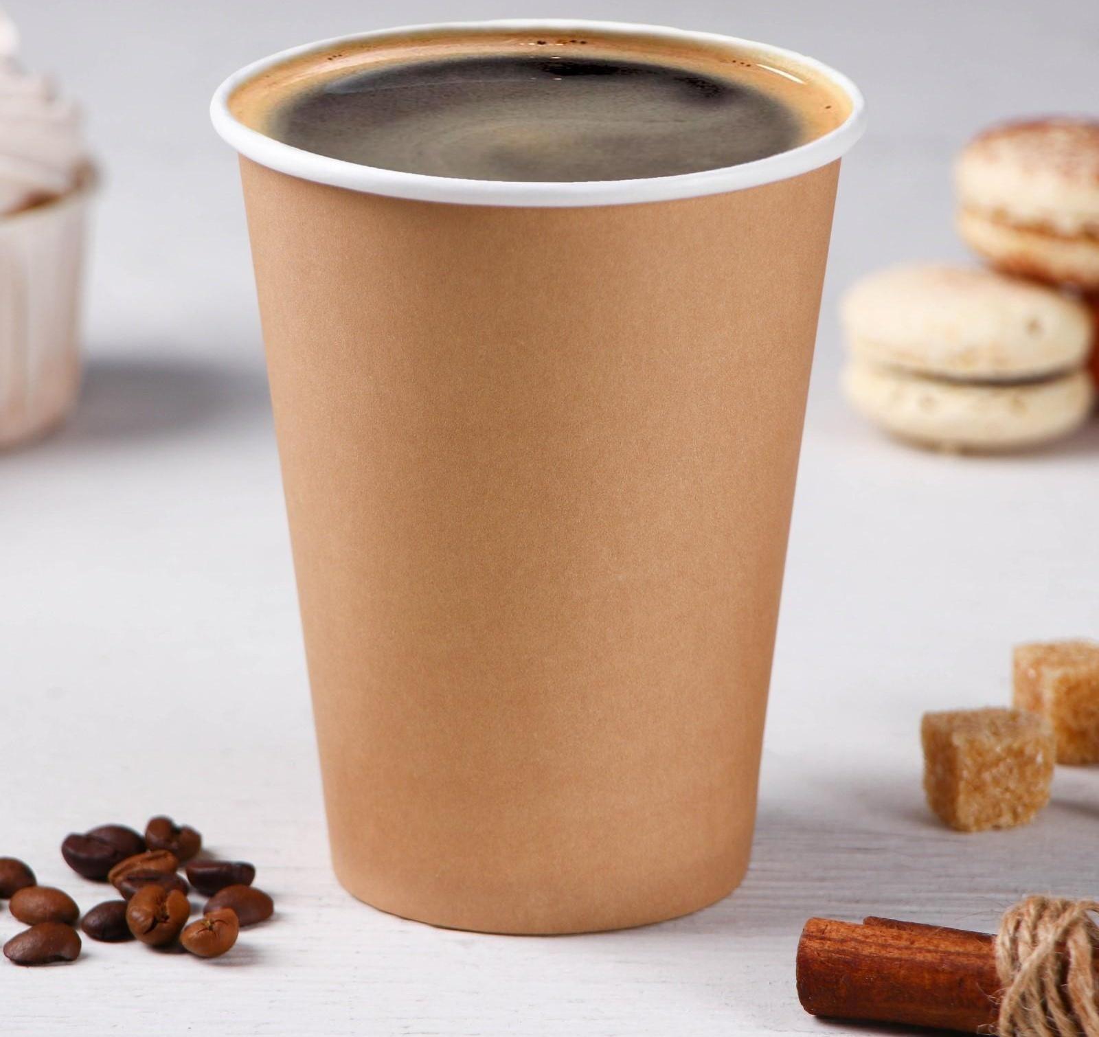 Стакан бумажный «Крафт» , 350 мл, d=9 см