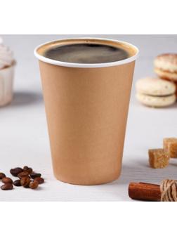 Стакан бумажный «Крафт» , 350 мл, d=9 см