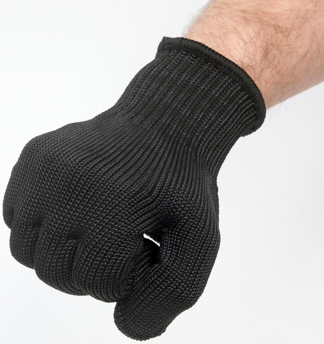 Перчатки защитные черные, M