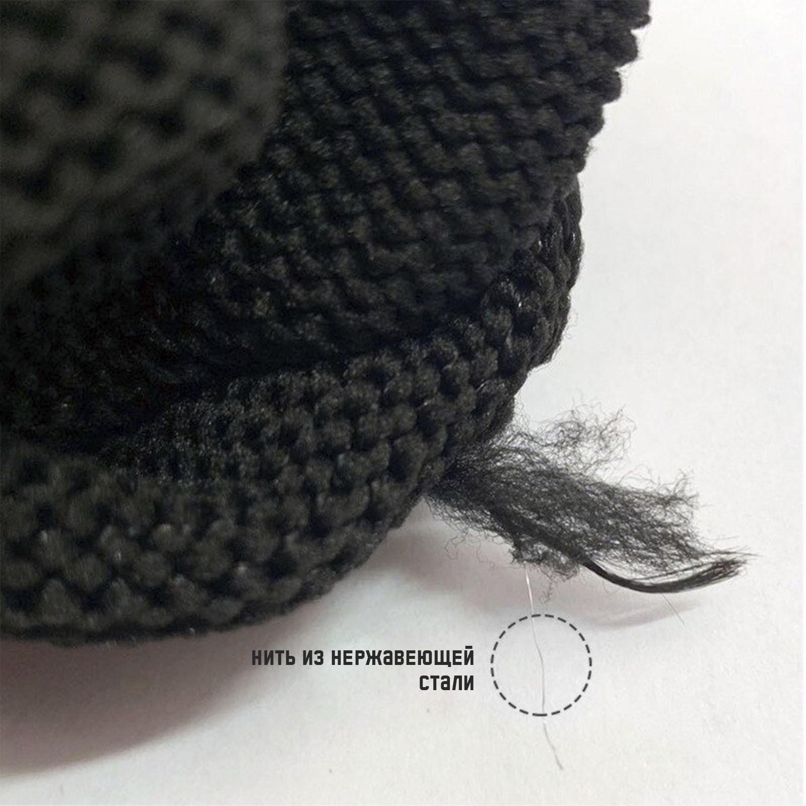 Перчатки защитные черные, M