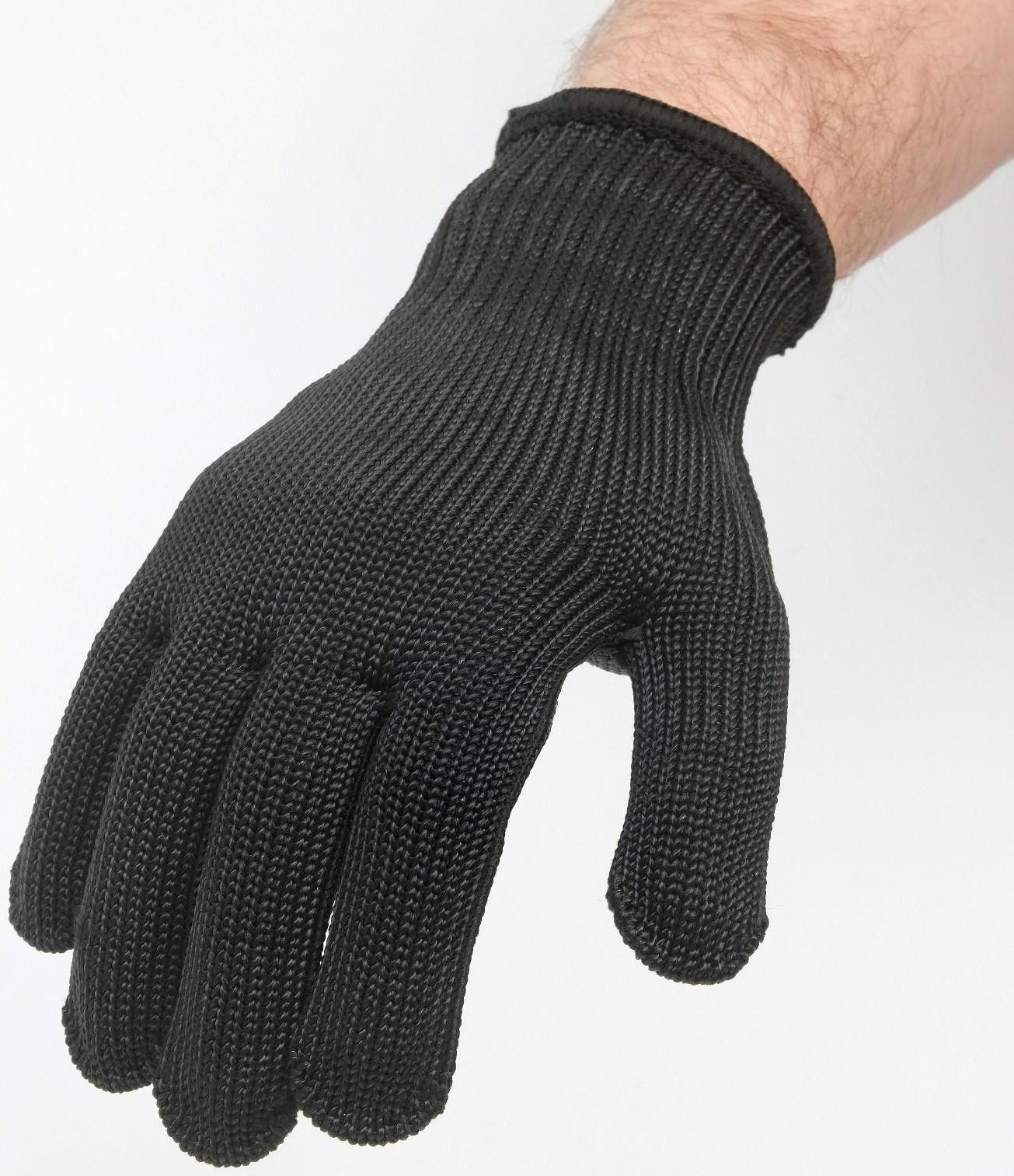 Перчатки защитные черные, M