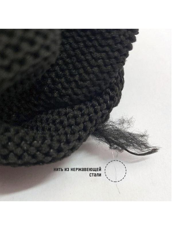 Перчатки защитные черные, M