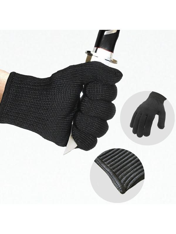 Перчатки защитные черные, M