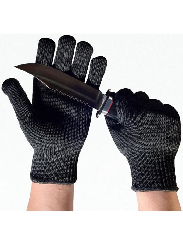 Перчатки защитные черные, M