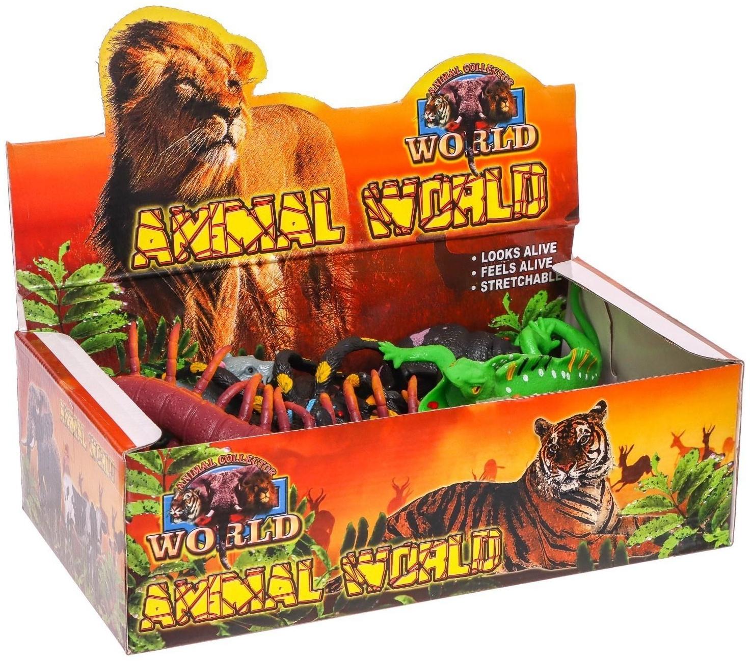 Фигурка-тянучка «Животные со всего света», МИКС