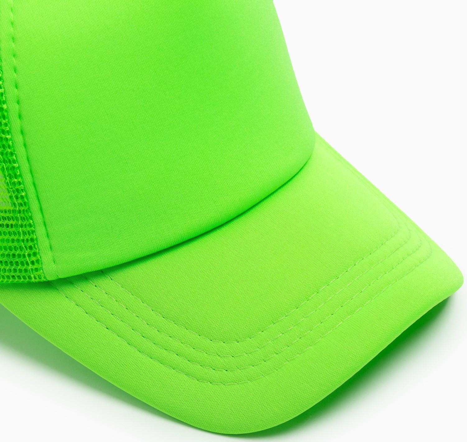 Бейсболка с сеткой MINAKU, цвет зелёный, размер 56-58