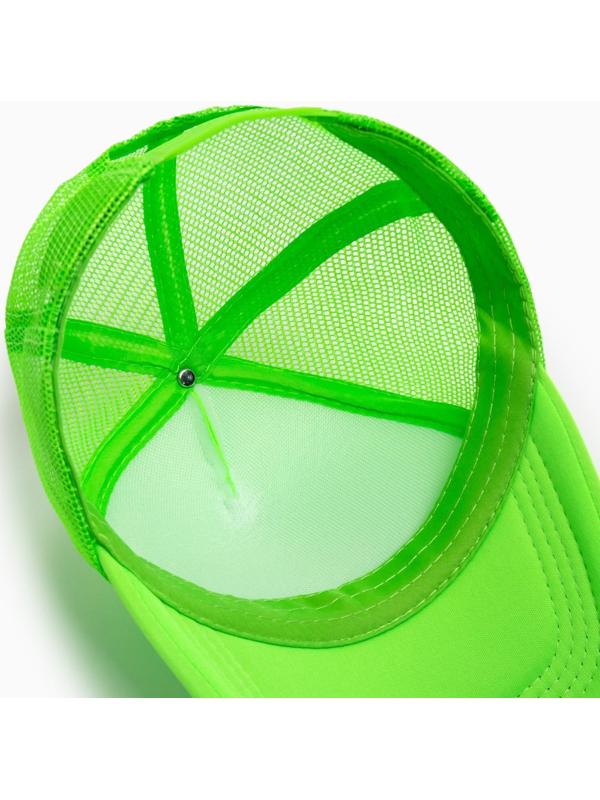 Бейсболка с сеткой MINAKU, цвет зелёный, размер 56-58