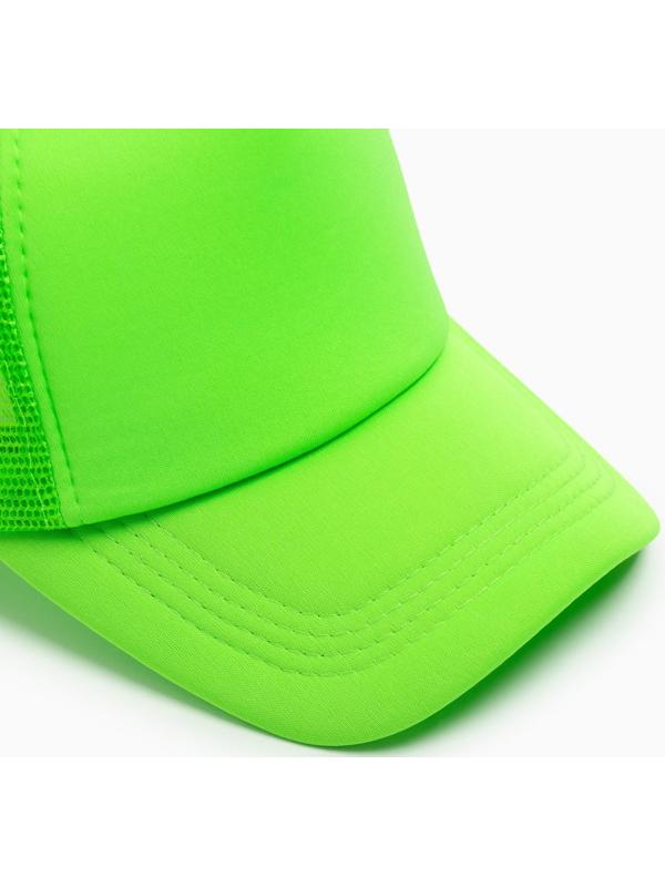 Бейсболка с сеткой MINAKU, цвет зелёный, размер 56-58