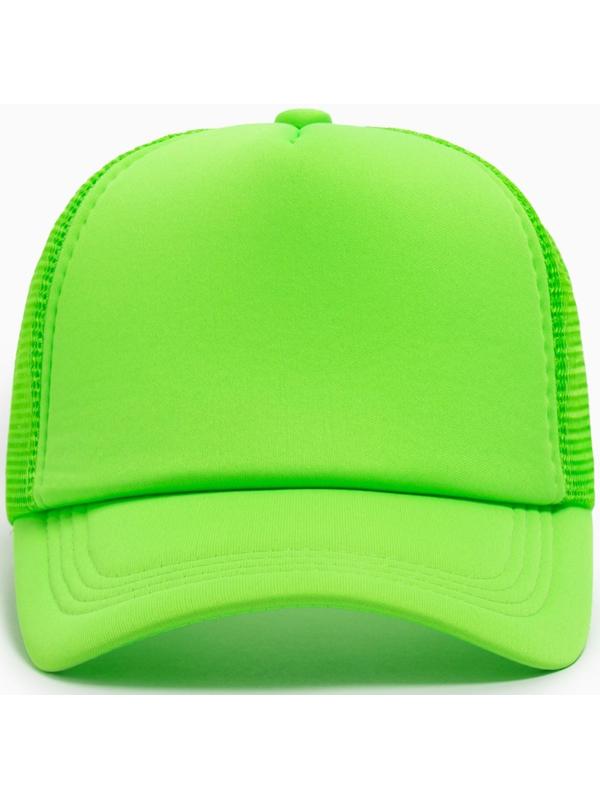 Бейсболка с сеткой MINAKU, цвет зелёный, размер 56-58