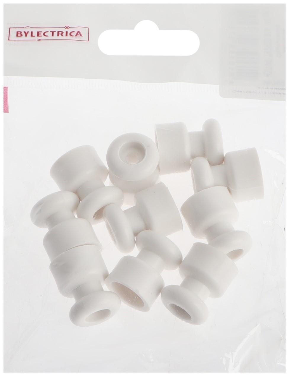 Изолятор Bylectrica, пластик, белый