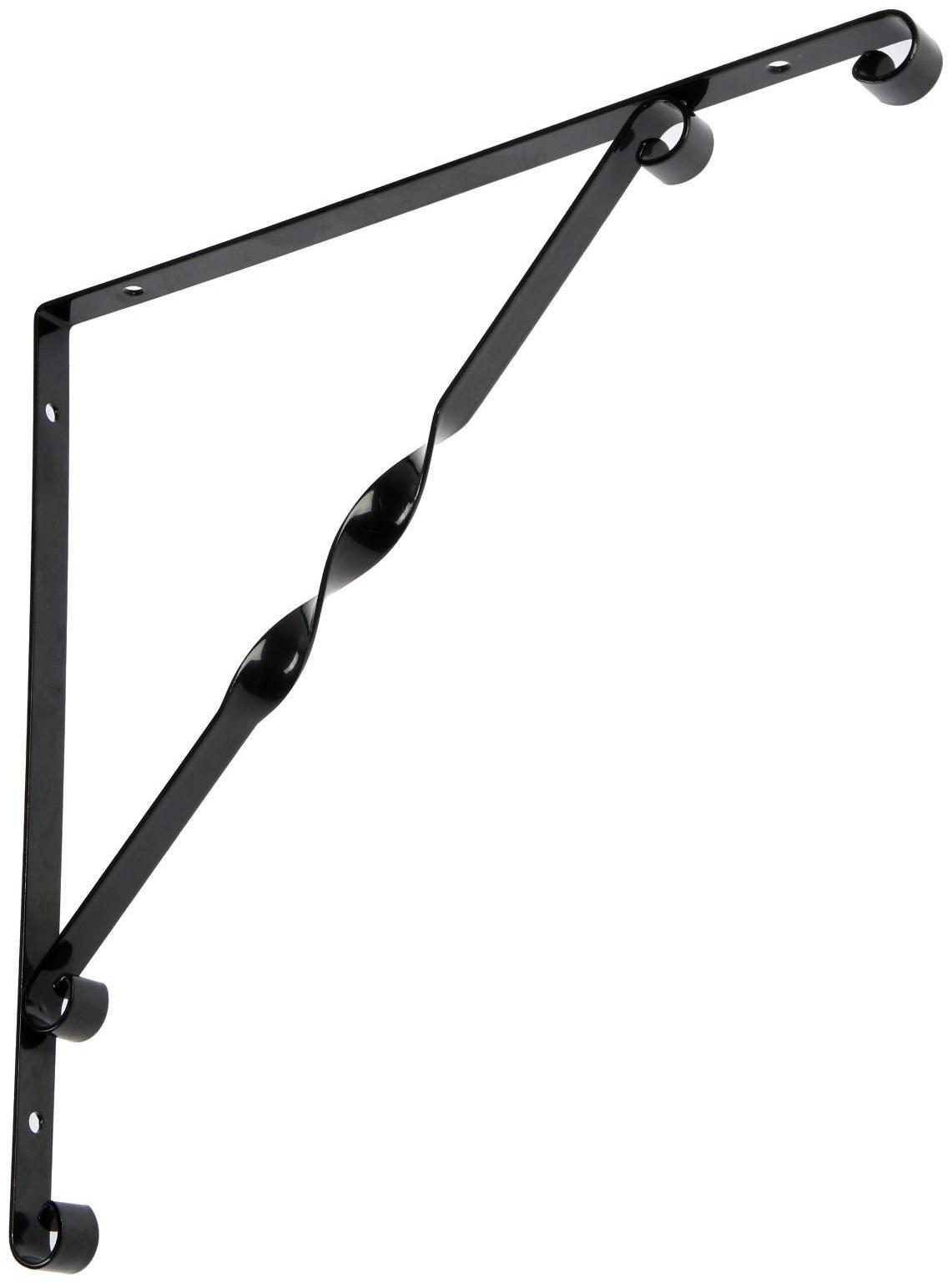 Кронштейн, LIGHT, 300х300, металл, черный, 1 шт.