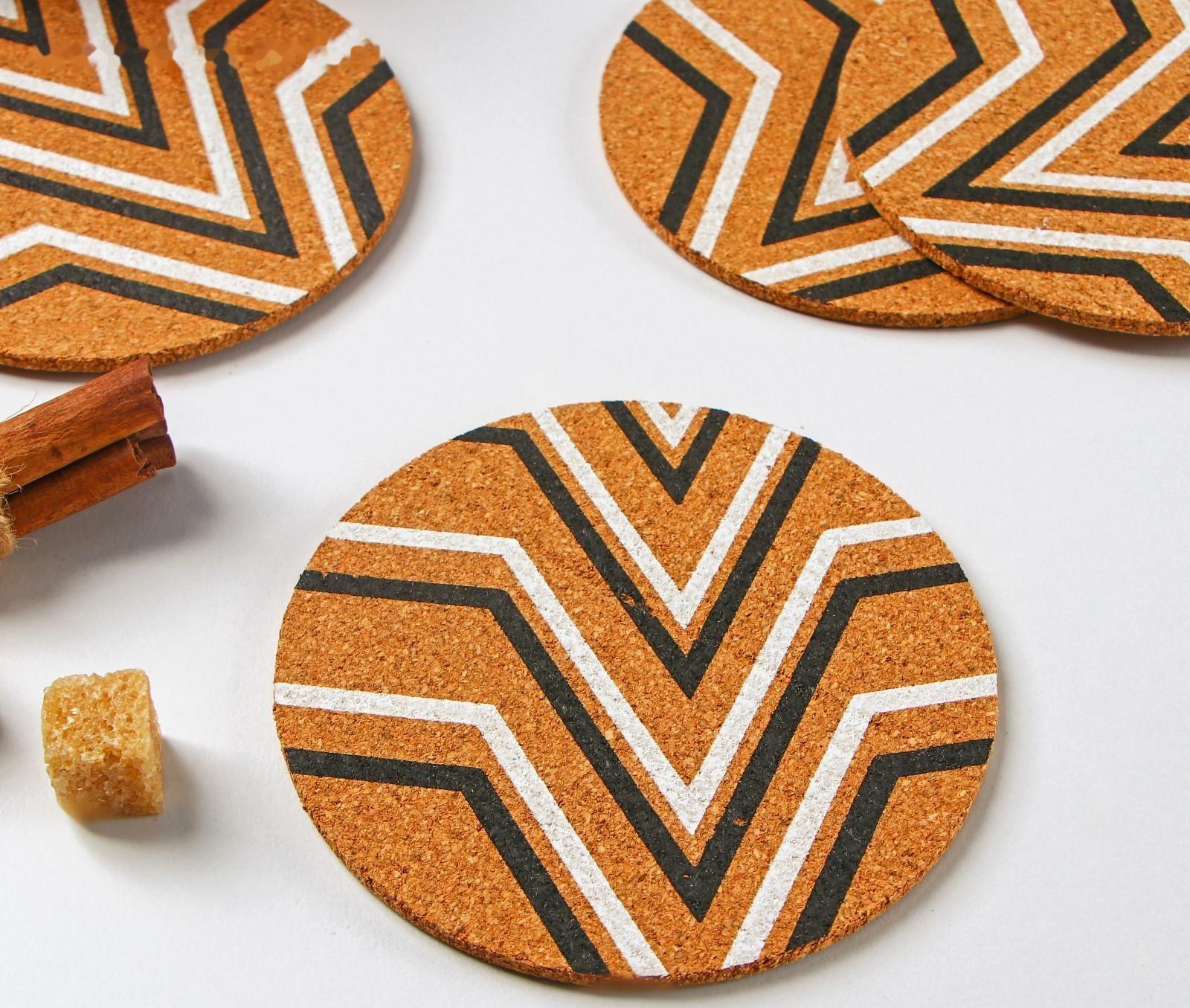 Набор подставок под горячее Доляна, 6 шт, d=10 см