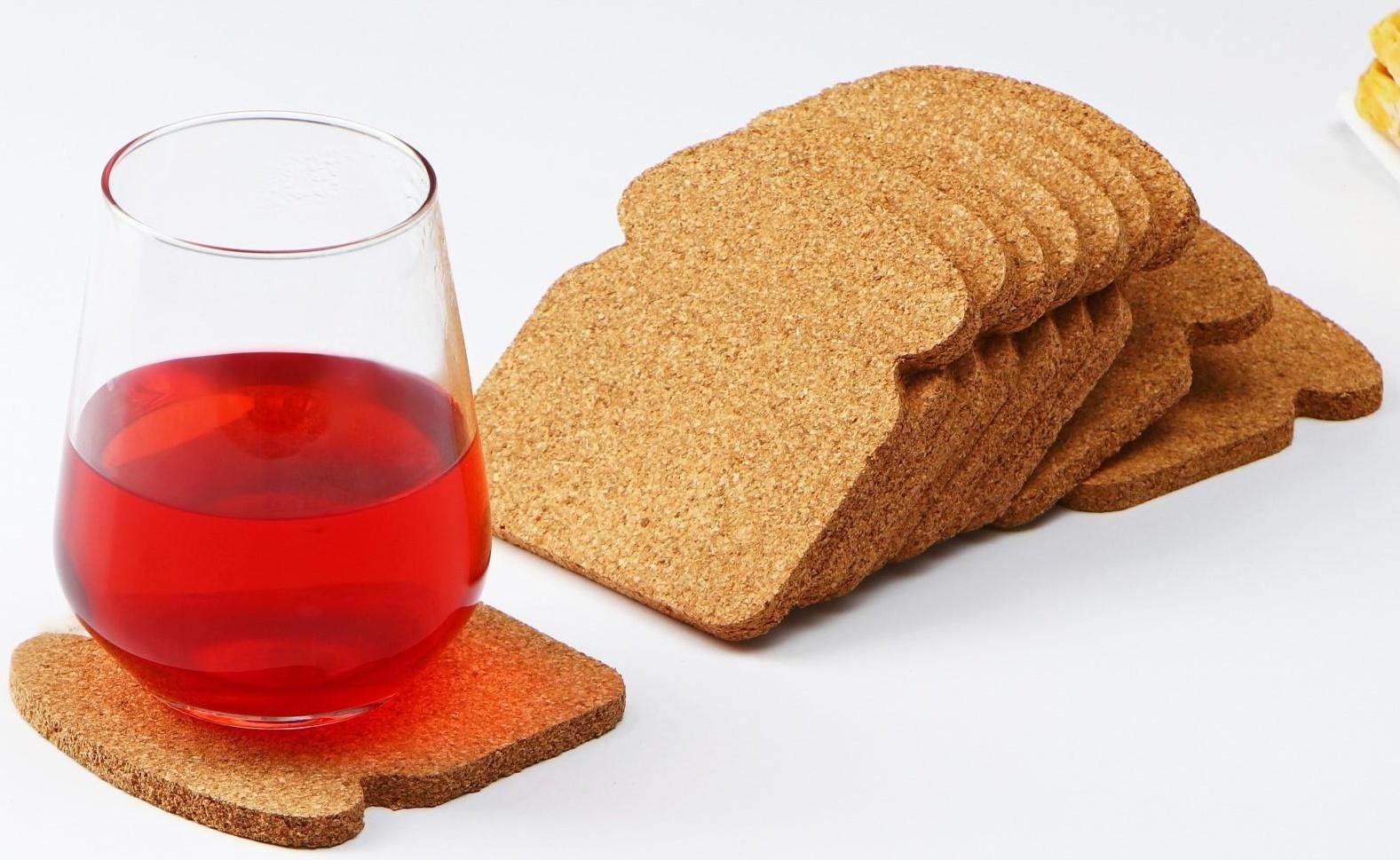 Набор подставок под горячее Доляна «Хлеб», 10 шт, 10×10 см