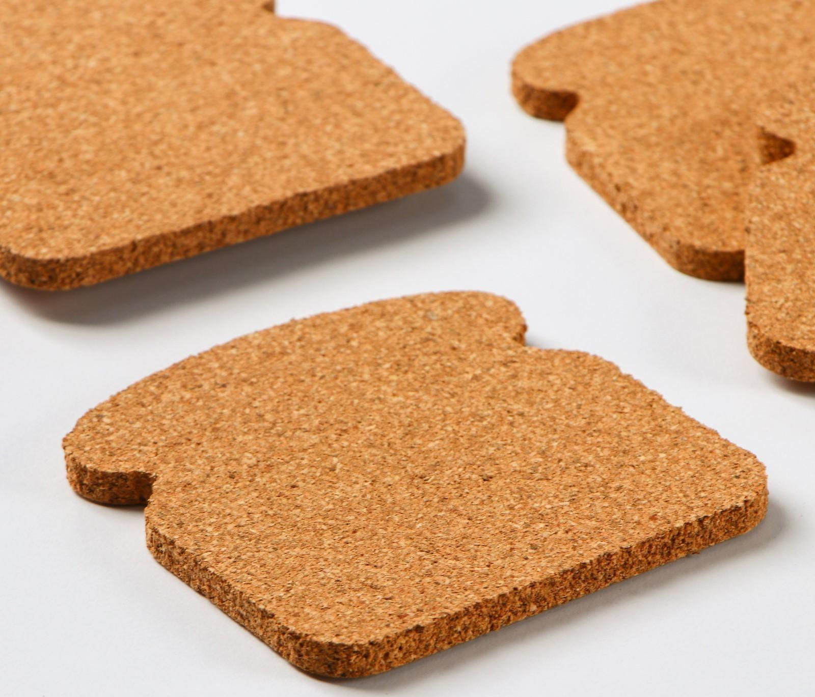 Набор подставок под горячее Доляна «Хлеб», 10 шт, 10×10 см