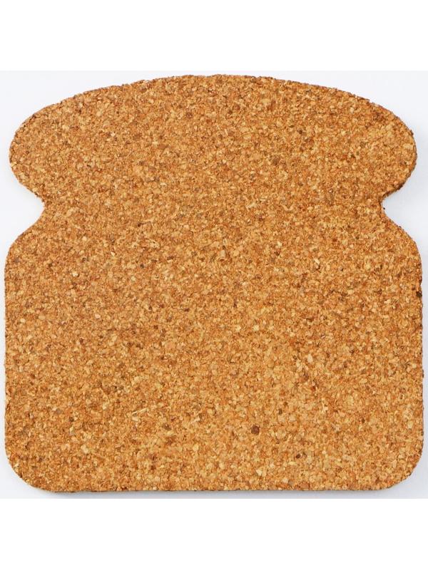 Набор подставок под горячее Доляна «Хлеб», 10 шт, 10×10 см