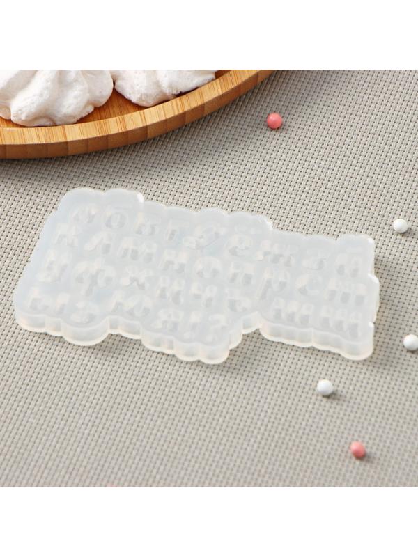 Силиконовая форма «Алфавит для бенто-тортов», буква 1 см, цвет прозрачный