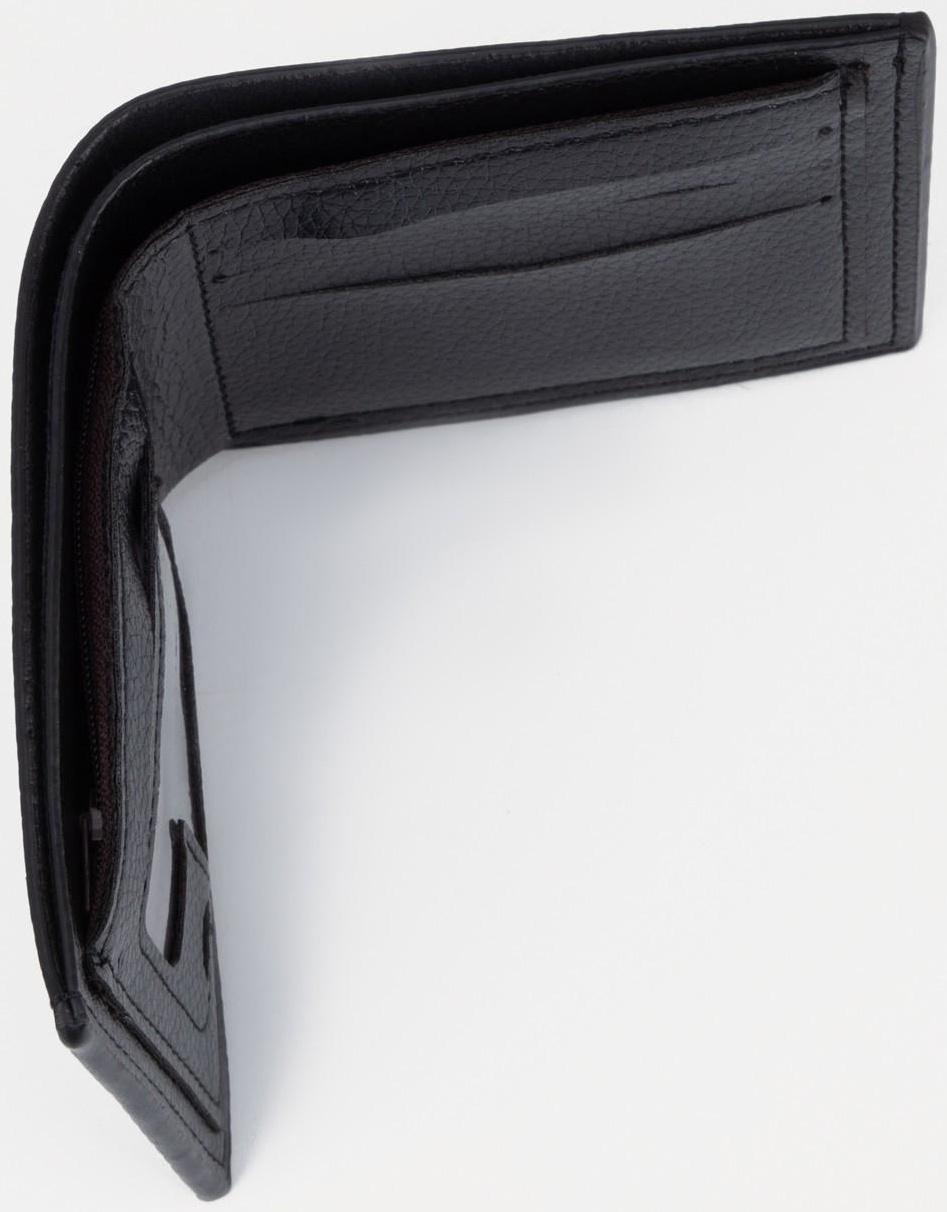Портмоне без застёжки, цвет чёрный
