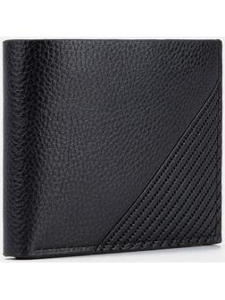 Портмоне без застёжки, цвет чёрный