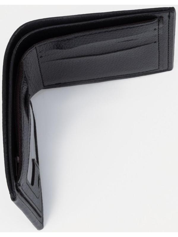 Портмоне без застёжки, цвет чёрный