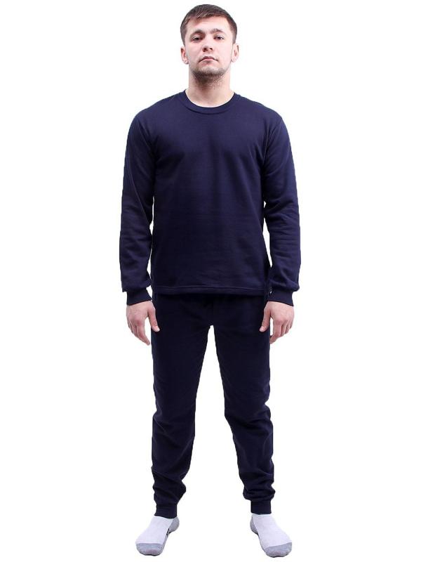 Термобелье мужское,,хлопок с начесом р.48 темно-синий