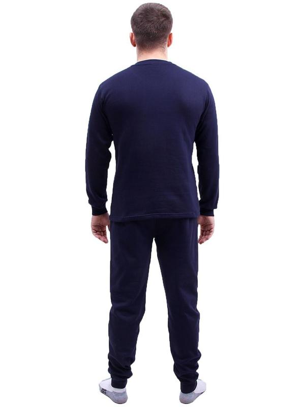 Термобелье мужское,,хлопок с начесом р.48 темно-синий