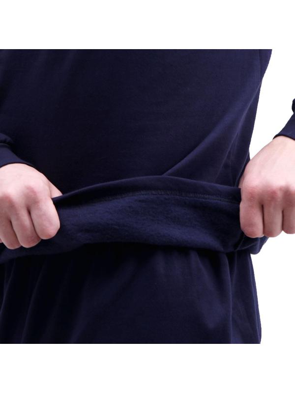 Термобелье мужское,,хлопок с начесом р.48 темно-синий