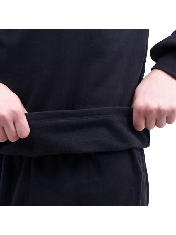 Термобелье мужское ,хлопок с начесом р.48 черный