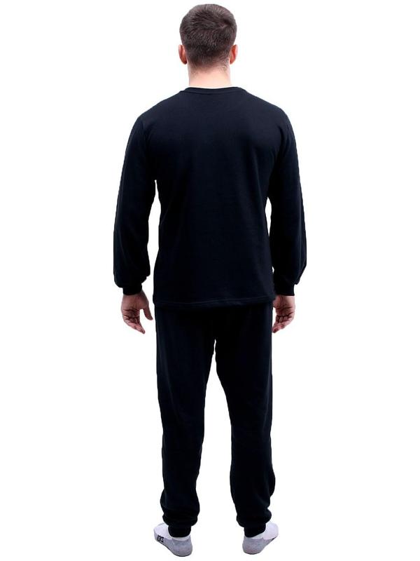 Термобелье мужское ,хлопок с начесом р.48 черный