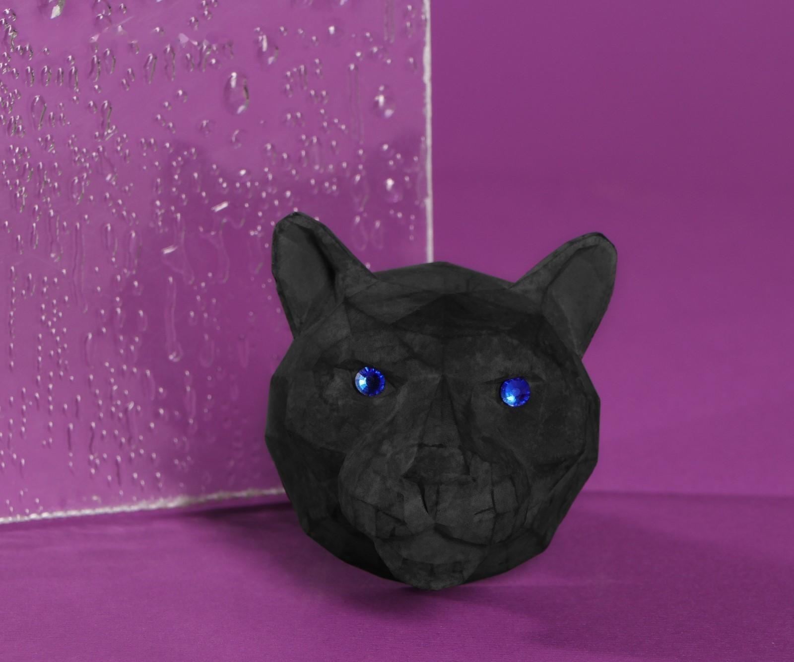 Ароматизатор на дефлектор керамический Medori Imperial Velour Пантера TC-2035