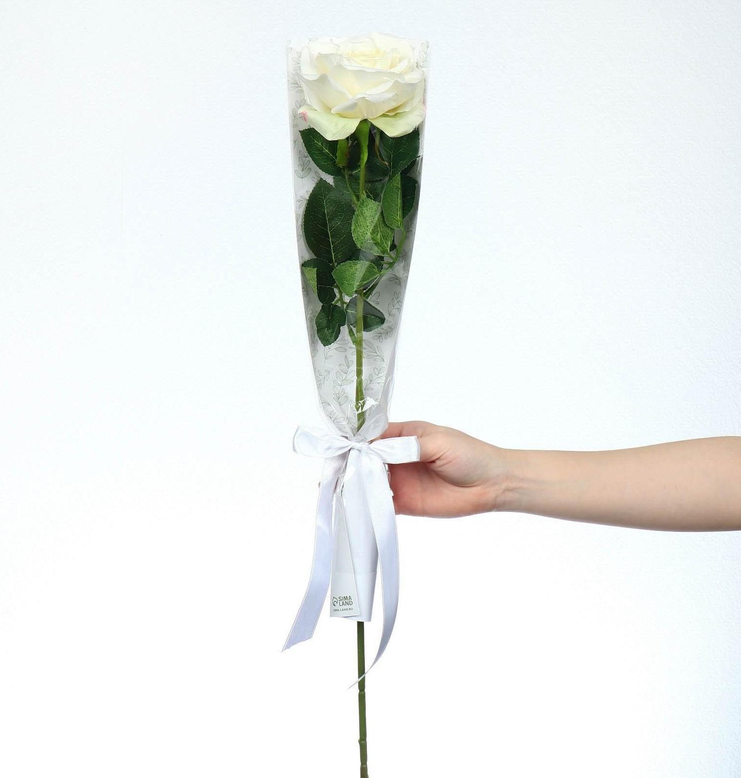 Пакет для цветов с вкладышем «Самой нежной»