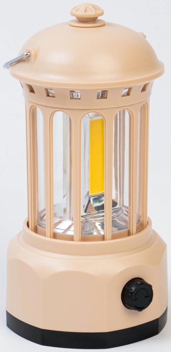 Фонарь кемпинговый аккумуляторный, 3.7 Вт, 1200 мАч, 400 лм, 3 СОВ, 2 режима, type-c, IPX4