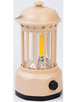 Фонарь кемпинговый аккумуляторный, 3.7 Вт, 1200 мАч, 400 лм, 3 СОВ, 2 режима, type-c, IPX4