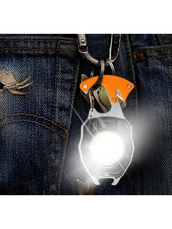 Фонарь многофункциональный, 5 Вт, 740 лм, 500 мАч, COB, зажигалка, 2 отвертки, открывашка