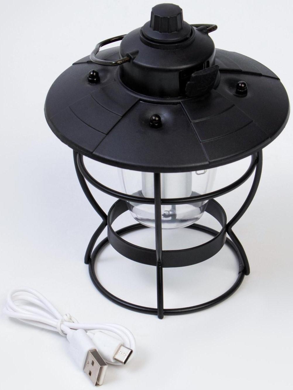 Фонарь кемпинговый аккумуляторный, 1200 мАч, SMD, USB, регулировка яркости, 15 х 12 см