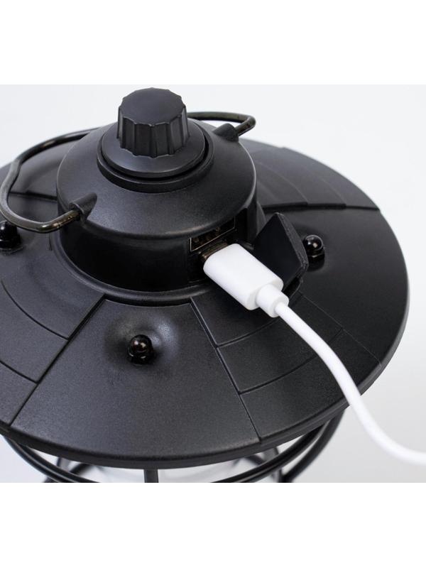 Фонарь кемпинговый аккумуляторный, 1200 мАч, SMD, USB, регулировка яркости, 15 х 12 см