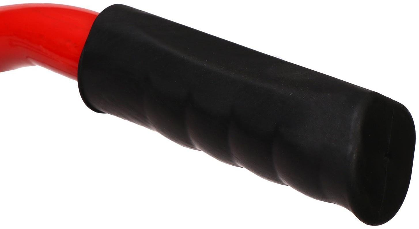 Тачка садовая, одноколёсная: груз/п 80 кг, объём 65 л, красные ручки