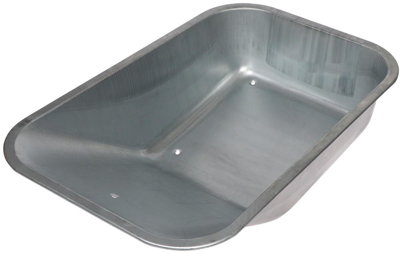 Тачка строительная, двухколёсная: груз/п 200 кг, объём 100 л, синие ручки