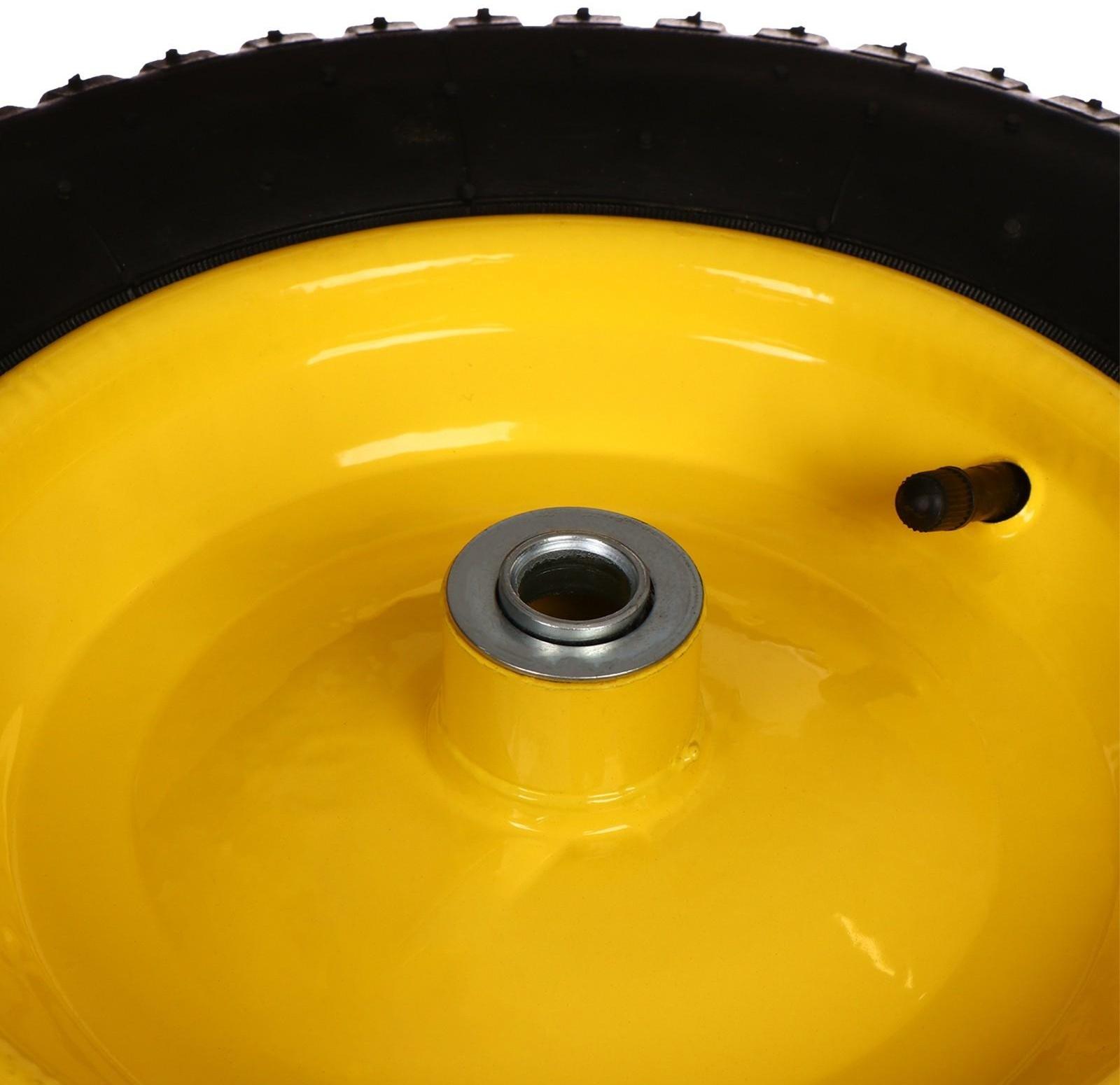 Колесо полиуретановое, d = 365 мм, ступица: диаметр 16 мм, длина 80 мм