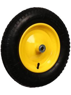 Колесо полиуретановое, d = 365 мм, ступица: диаметр 16 мм, длина 80 мм