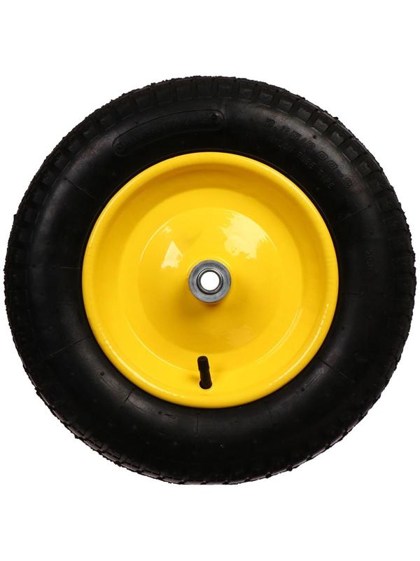 Колесо полиуретановое, d = 365 мм, ступица: диаметр 16 мм, длина 80 мм