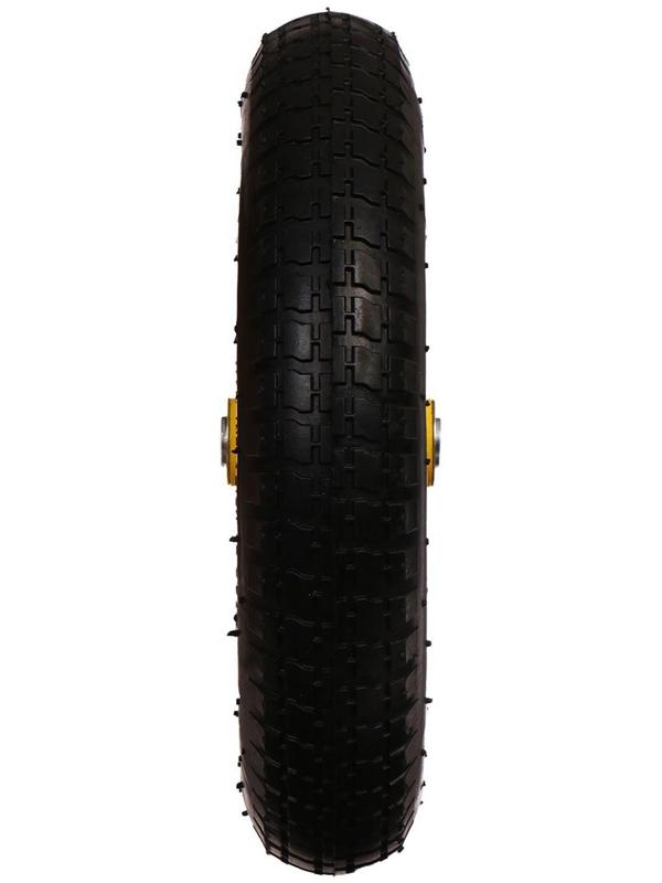 Колесо полиуретановое, d = 365 мм, ступица: диаметр 16 мм, длина 80 мм