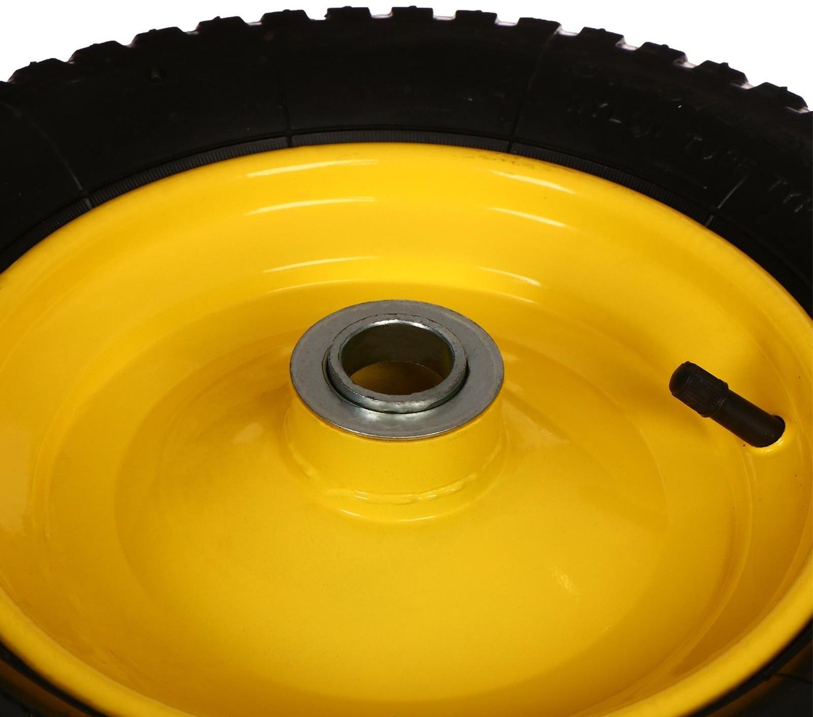 Колесо пневматическое, d = 365 мм, ступица: диаметр 25 мм, длина 80 мм