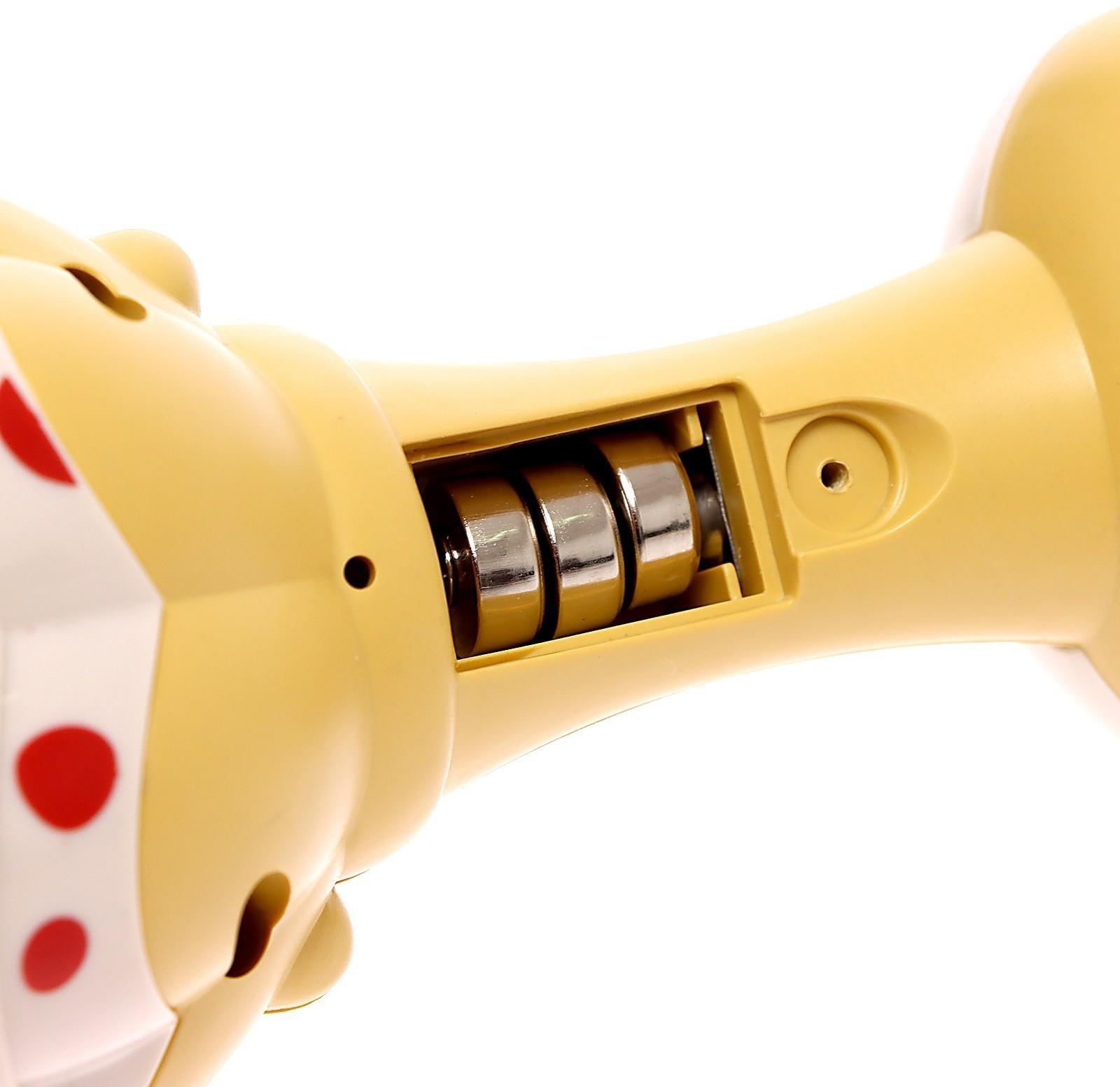 Музыкальная игрушка «Весёлый жирафик», звук, свет, цвет жёлтый