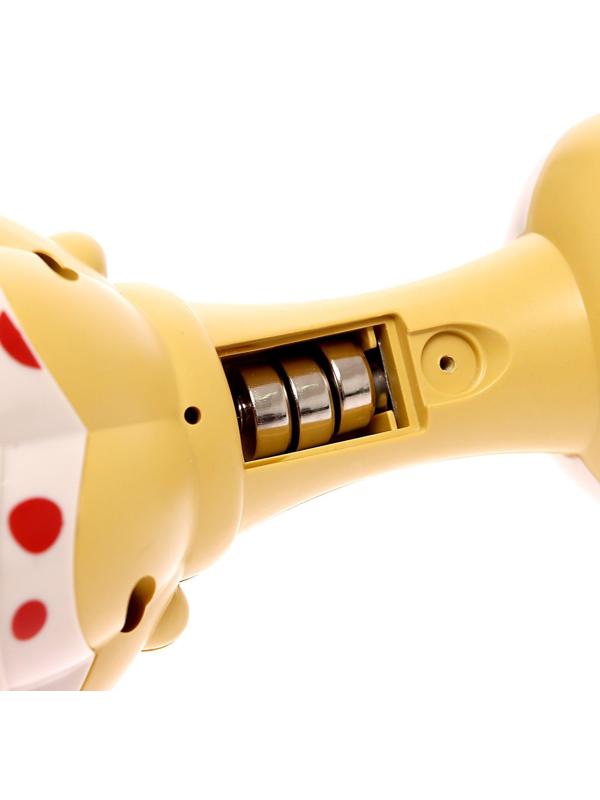 Музыкальная игрушка «Весёлый жирафик», звук, свет, цвет жёлтый