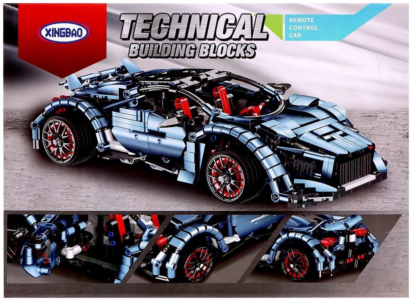 Конструктор радиоуправляемый «Спорткар», 914 деталей