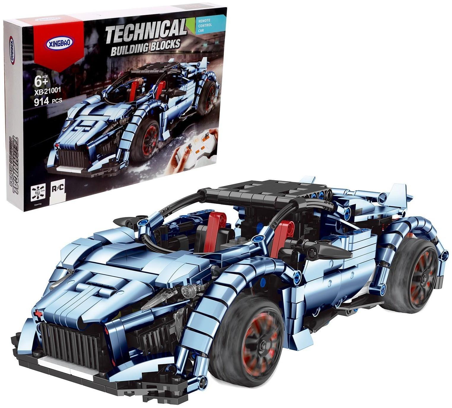 Конструктор радиоуправляемый «Спорткар», 914 деталей