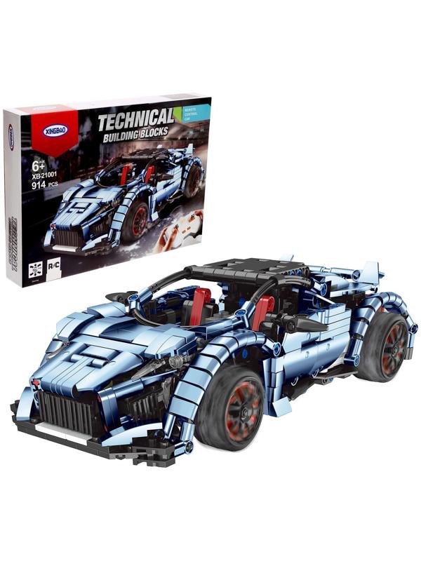 Конструктор радиоуправляемый «Спорткар», 914 деталей