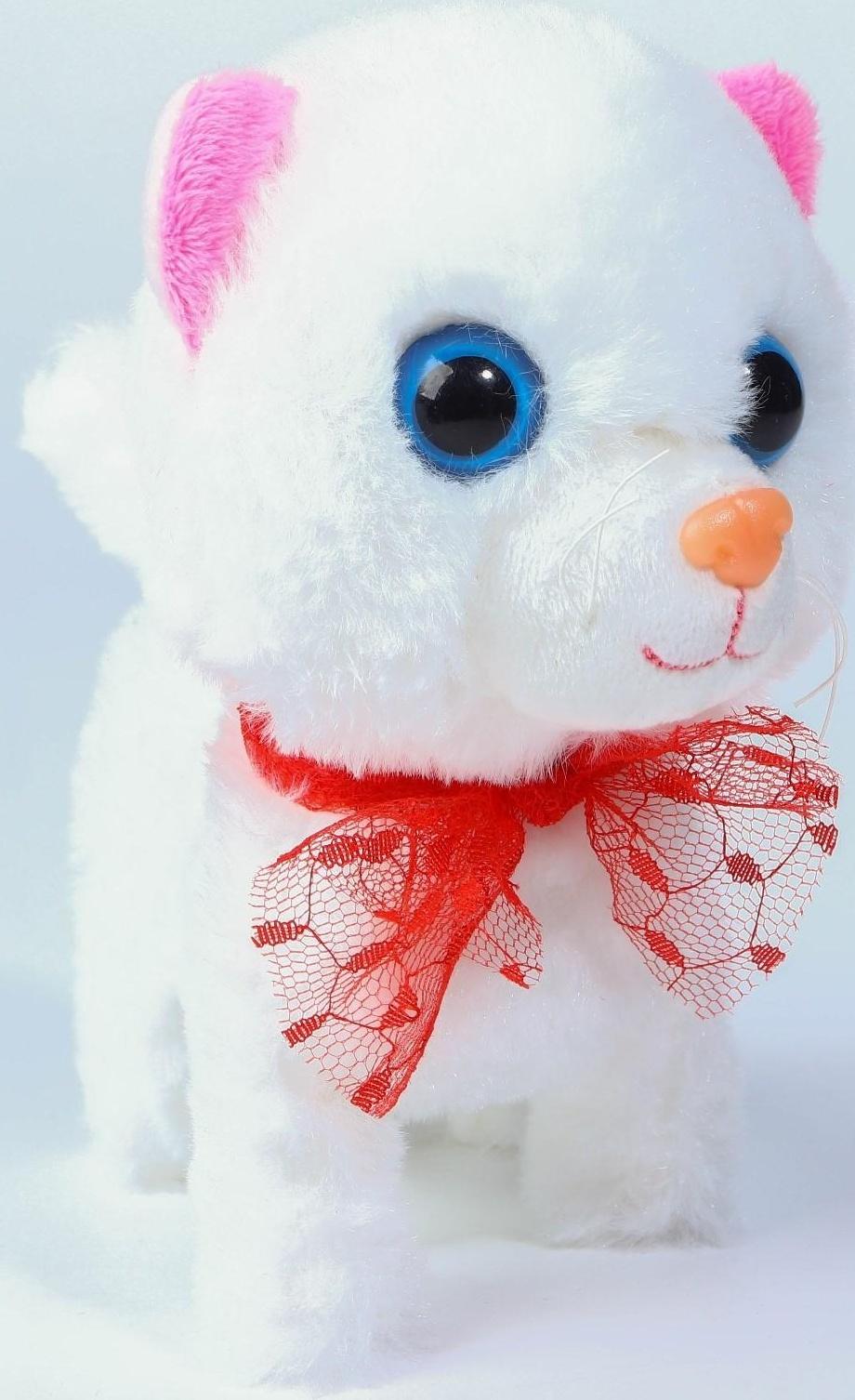 Интерактивная игрушка «Любимый питомец: Кошечка Мари», звук, ходит, Disney, цвет белый